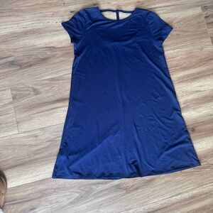 Navy T-shirt dress